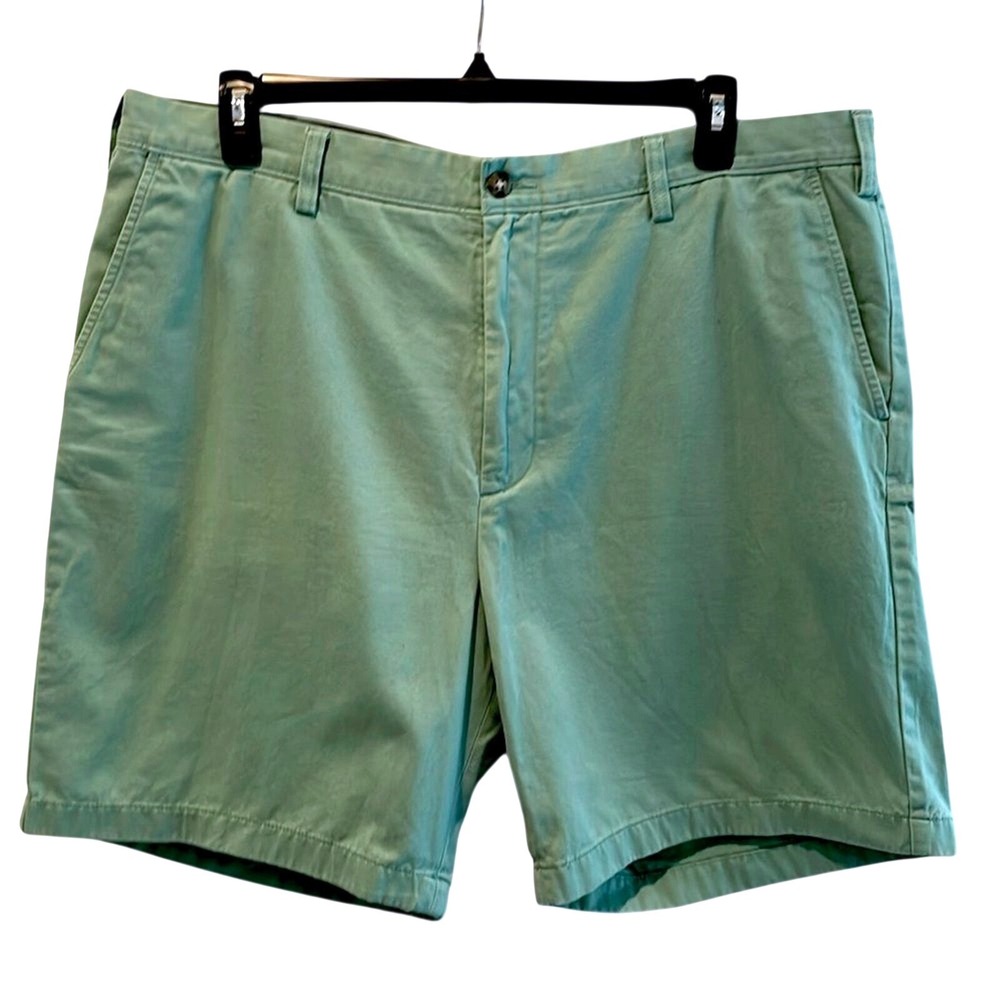 Nautica The Deck Short Sage Green Cotton Chino Shorts Size Men's 41W